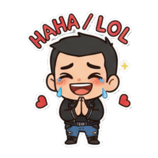 Sticker 6 from AI Sticker Pack, designed for expressive chats, social replies, and everyday reactions.