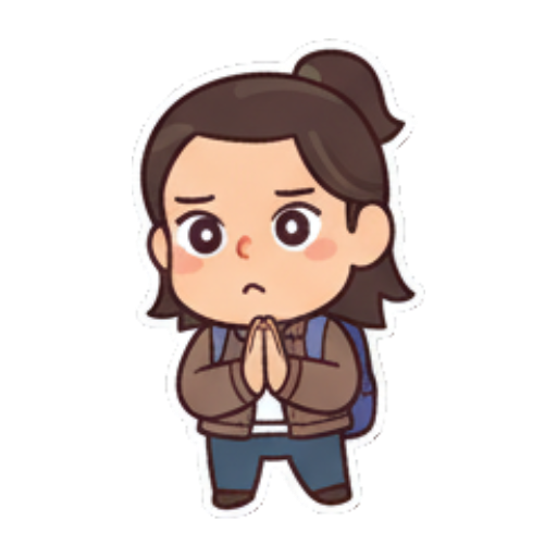 Sticker 4 from AI Sticker Pack, designed for expressive chats, social replies, and everyday reactions.