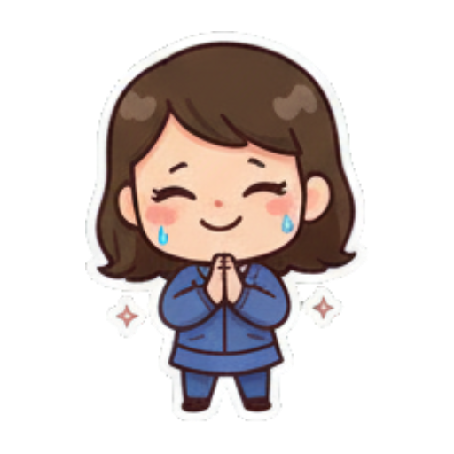 Sticker 5 from AI Sticker Pack, designed for expressive chats, social replies, and everyday reactions.