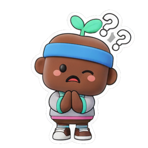 竖起大拇指表示赞同 Coie's Sprout Expressions sticker for expressive chats and social replies.