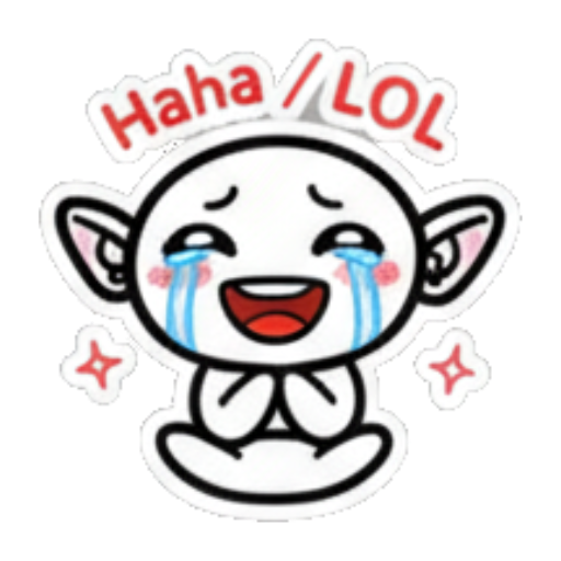 哭笑不得很无奈 Cute Elf Goblin Stickers sticker for expressive chats and social replies.