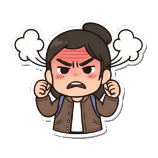 Sticker 8 from AI Sticker Pack, designed for expressive chats, social replies, and everyday reactions.