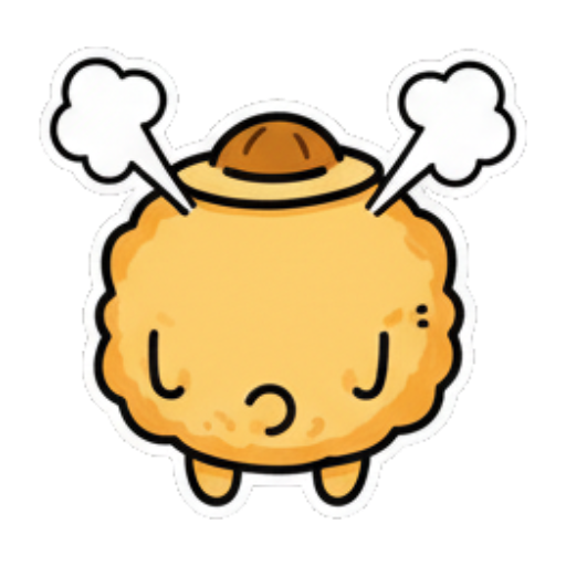 气得冒烟生气 Fluffy Bun's Daily Moods sticker for expressive chats and social replies.