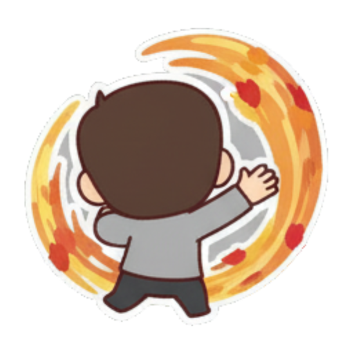 背对观众挥手再见 Chibi Guy Daily Expressions sticker for expressive chats and social replies.