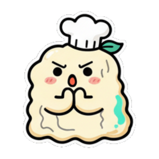 厨师团子鞠躬表示感谢 Chef Dumpling Express sticker for expressive chats and social replies.