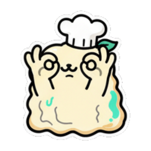 厨师饺子比出OK手势 Chef Dumpling Daily Stickers sticker for expressive chats and social replies.