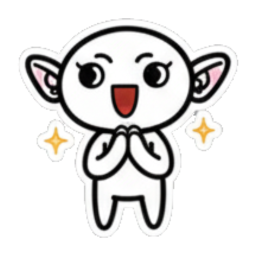 惊喜闪亮眼睛 Cute Elf Goblin Stickers sticker for expressive chats and social replies.