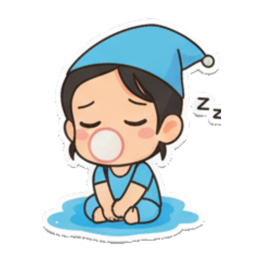 活力奔跑跳跃 Chibi Girl Daily Life sticker for expressive chats and social replies.