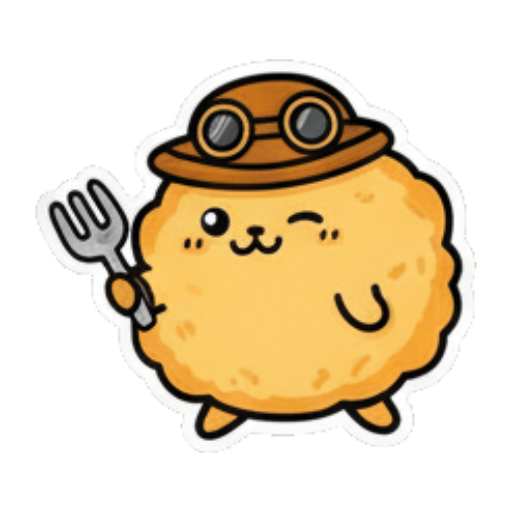 Cute cartoon character expressions. Steampunk Fluffball Adventures sticker for expressive chats and social replies.
