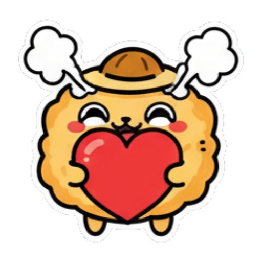 抱爱心表达爱意 Fluffy Bun's Daily Moods sticker for expressive chats and social replies.