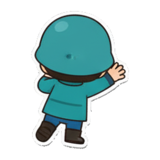 被水环绕洗澡清洁 卡通士兵表情包 sticker for expressive chats and social replies.