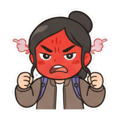 Sticker 8 from AI Sticker Pack, designed for expressive chats, social replies, and everyday reactions.