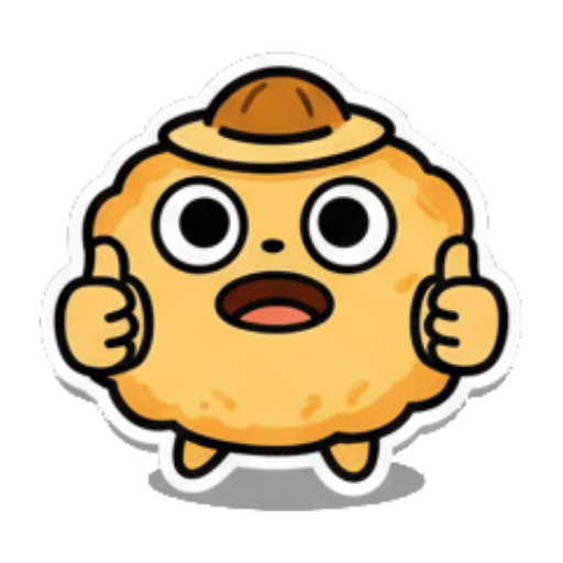 惊讶竖起大拇指 Fluffy Buddy Stickers sticker for expressive chats and social replies.
