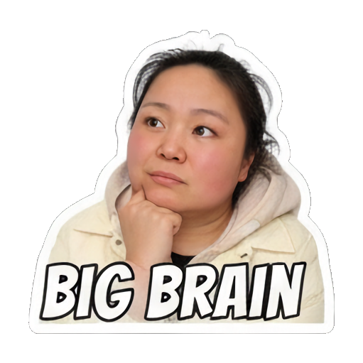 搞怪幽默贴纸 Meme Moods sticker for expressive chats and social replies.