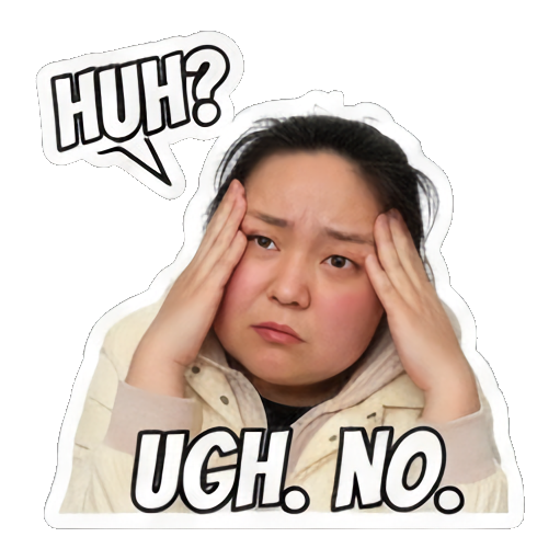 害羞脸红可爱 Meme Moods sticker for expressive chats and social replies.