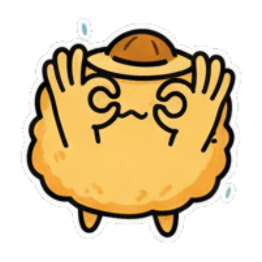 小可爱比划OK手势。 Cute Fluffy Creature Daily sticker for expressive chats and social replies.