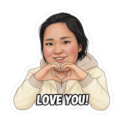 Strong 'POWER UP!' pose Everyday Expressions sticker for expressive chats and social replies.