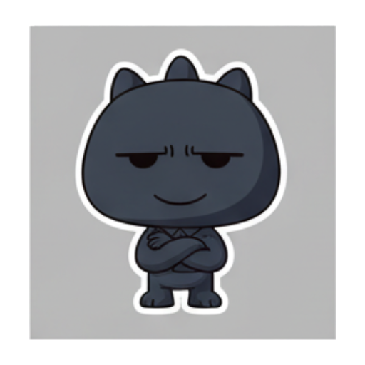 Sticker 3 from AI Sticker Pack, designed for expressive chats, social replies, and everyday reactions.