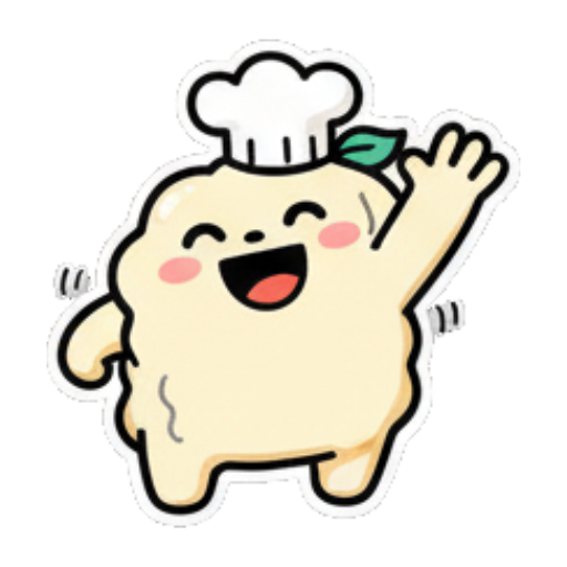 可爱饺子厨师开心地挥手 Chef Dumpling Daily Stickers sticker for expressive chats and social replies.