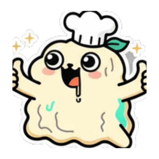 兴奋点赞流口水 Chef Blob's Daily Life sticker for expressive chats and social replies.