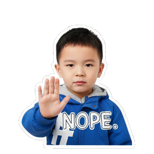 Sticker 14 from AI Sticker Pack, designed for expressive chats, social replies, and everyday reactions.