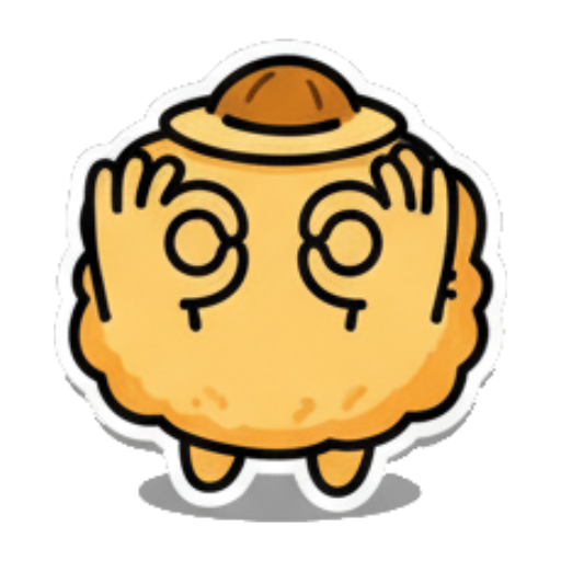 双手抱头表困惑 Fluffy Buddy Stickers sticker for expressive chats and social replies.