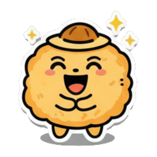 眼睛闪亮很喜悦 Fluffy Buddy Stickers sticker for expressive chats and social replies.