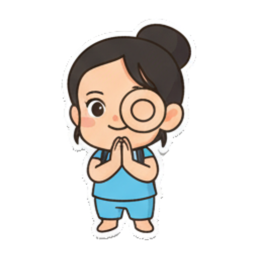 双手合十请求 Chibi Girl Daily Life sticker for expressive chats and social replies.