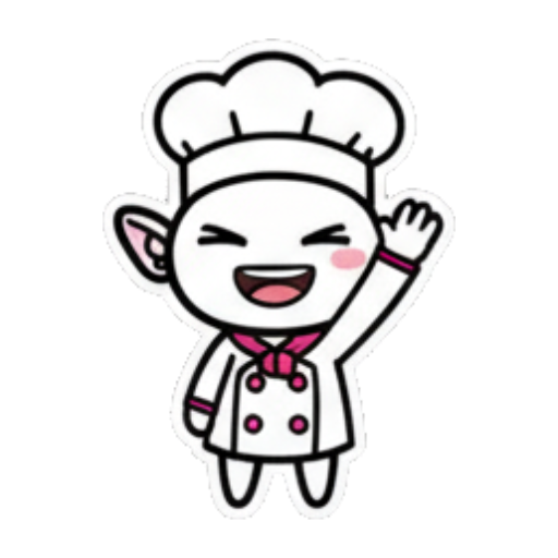 快乐挥手的小厨师 Cute Chef Elf Stickers sticker for expressive chats and social replies.
