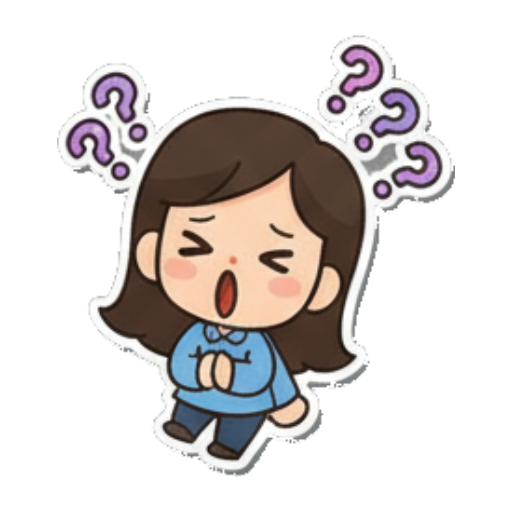 惊讶张嘴比赞 Cute Girl Daily Mood sticker for expressive chats and social replies.