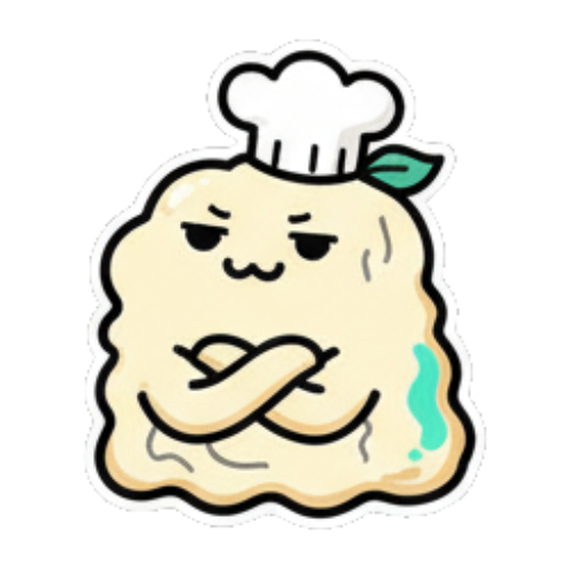 双手抱胸不高兴 Chef Blob's Daily Life sticker for expressive chats and social replies.