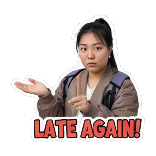 老师摊开双手，表示“MATH IS FUN!”，并有数学公式。 Teacher's School Life sticker for expressive chats and social replies.