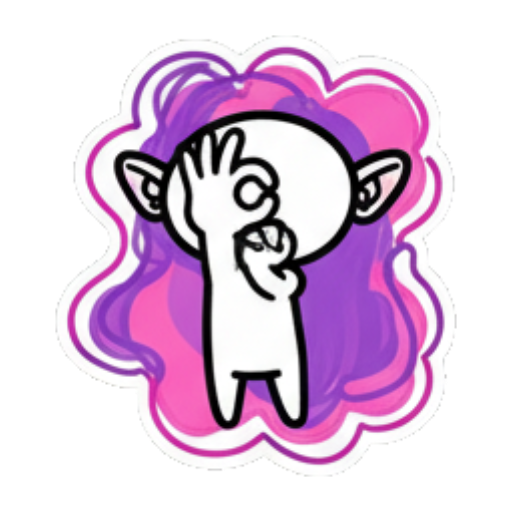 小精灵害羞遮住脸 Chibi Elf Expressive Pack sticker for expressive chats and social replies.