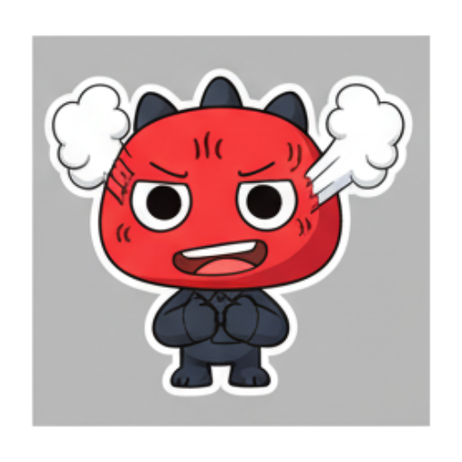 Sticker 8 from AI Sticker Pack, designed for expressive chats, social replies, and everyday reactions.