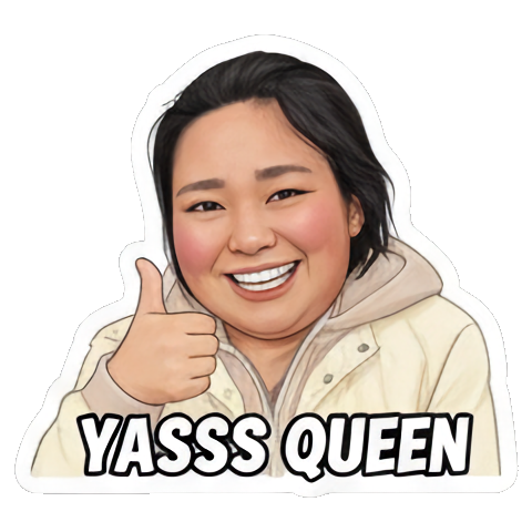 Shocked 'OMG NO' reaction Everyday Expressions sticker for expressive chats and social replies.