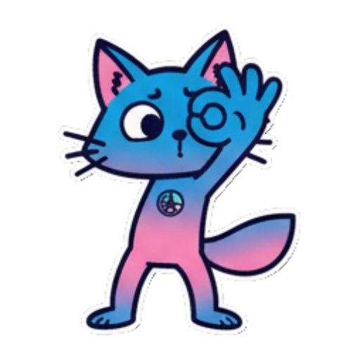 和平猫咪比划嘘声保密 Peace Cat's Daily Moods sticker for expressive chats and social replies.
