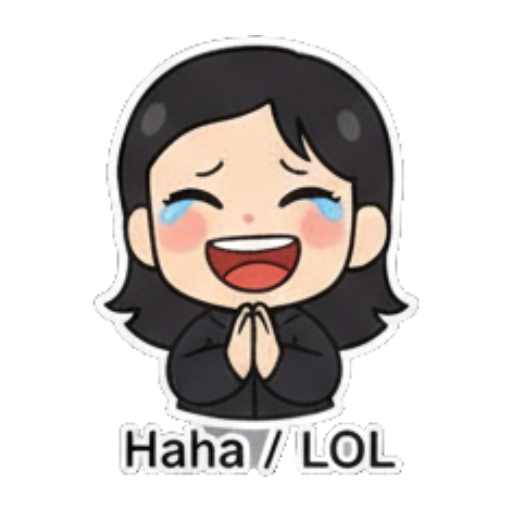 Sticker 6 from AI Sticker Pack, designed for expressive chats, social replies, and everyday reactions.