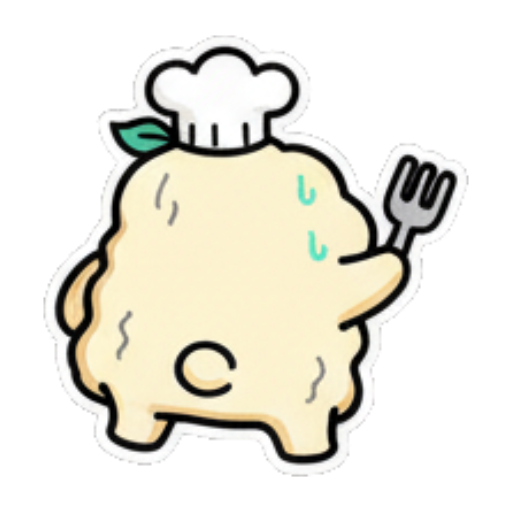 厨师饺子背对观众 Chef Dumpling Daily Stickers sticker for expressive chats and social replies.