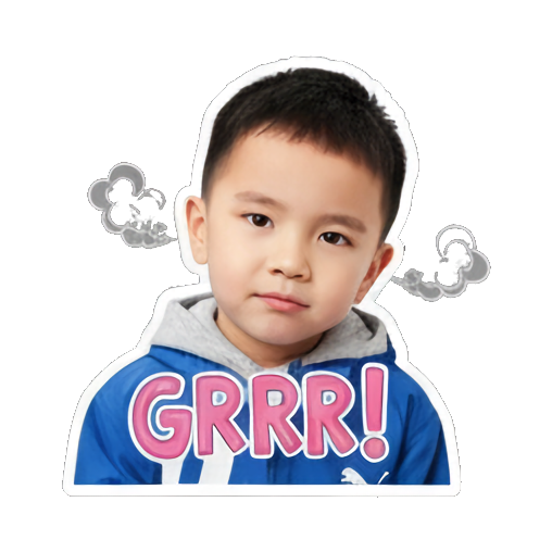 Sticker 8 from AI Sticker Pack, designed for expressive chats, social replies, and everyday reactions.