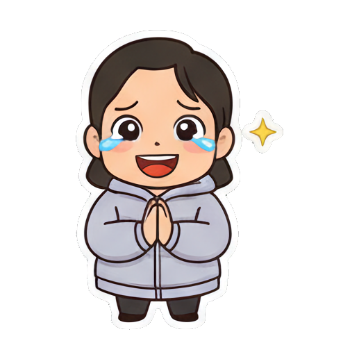 Sticker 6 from AI Sticker Pack, designed for expressive chats, social replies, and everyday reactions.