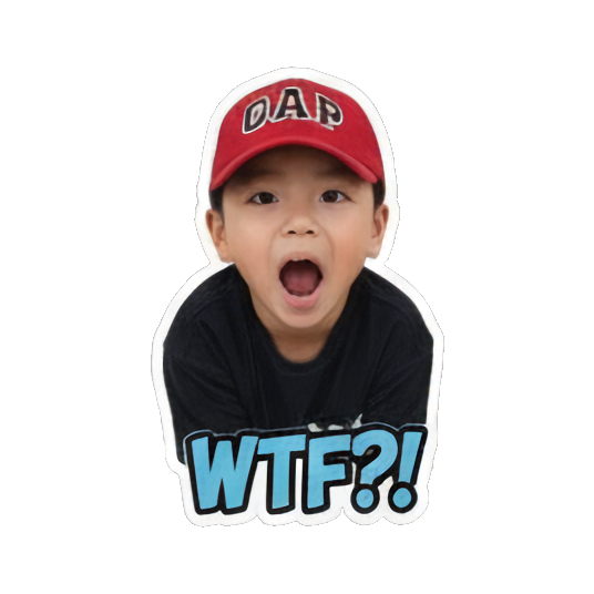Child confident with cards, declares 'EZ GAME'. Game Night Kid sticker for expressive chats and social replies.