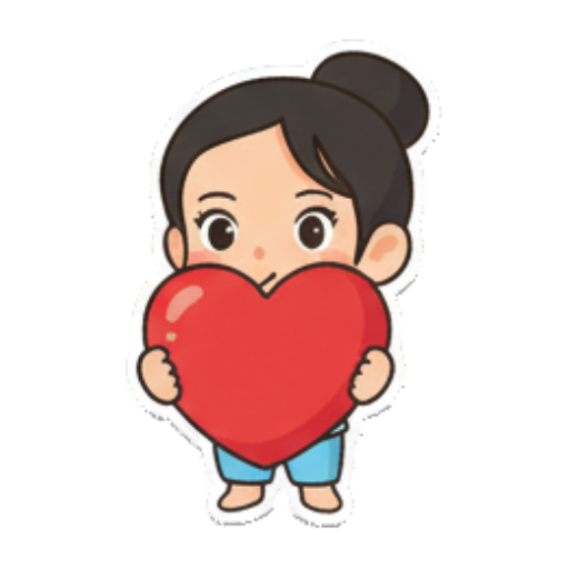 握拳气鼓鼓怒 Chibi Girl Daily Life sticker for expressive chats and social replies.