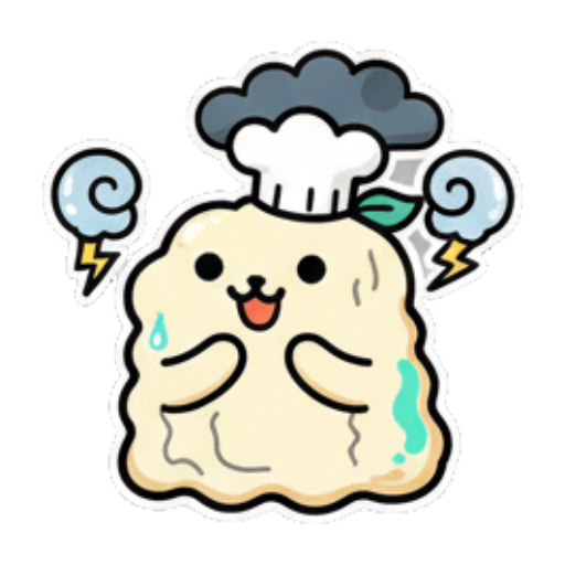 抱膝委屈哭泣 Doughy Chef's Daily Life sticker for expressive chats and social replies.