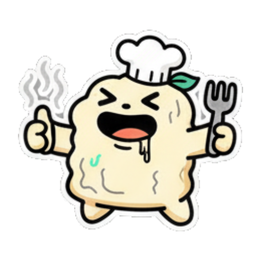 美味团子竖起拇指 Cute Chef Blob sticker for expressive chats and social replies.