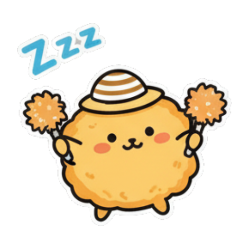 拿着餐具准备吃饭 Cute Fluffy Character Stickers sticker for expressive chats and social replies.