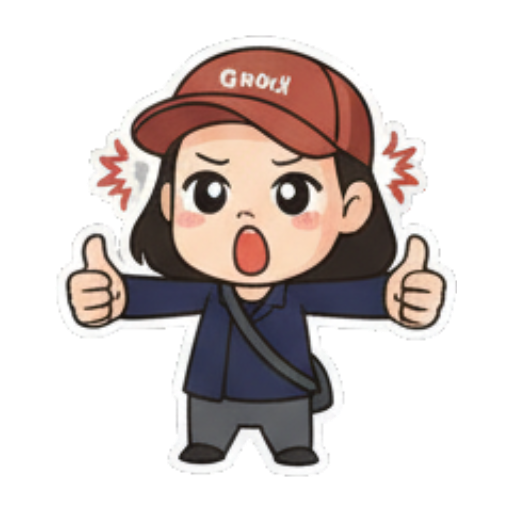 女孩竖起大拇指点赞 Chibi Ice Cream Girl sticker for expressive chats and social replies.