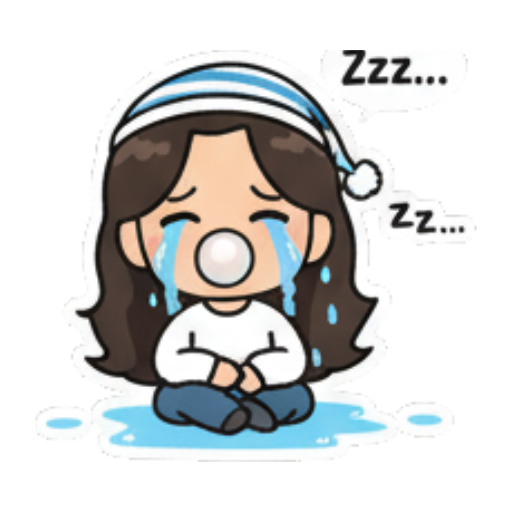 Sticker 13 from AI Sticker Pack, designed for expressive chats, social replies, and everyday reactions.