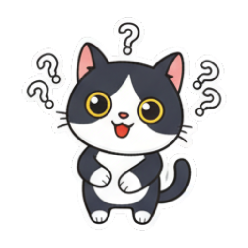竖起大拇指的猫 Cute Tuxedo Cat Expressions sticker for expressive chats and social replies.
