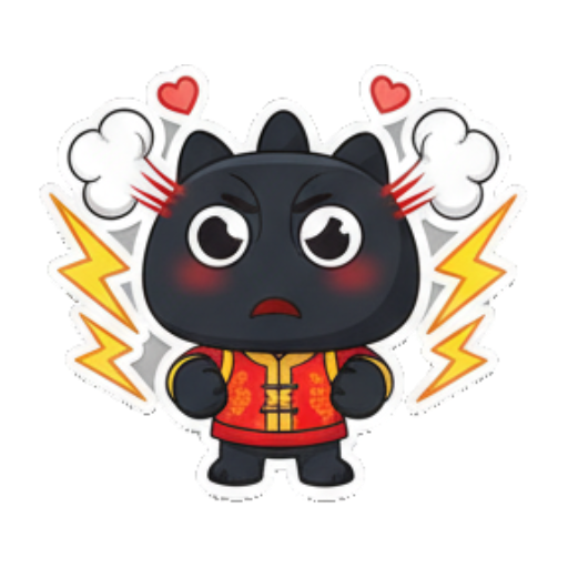 Sticker 8 from AI Sticker Pack, designed for expressive chats, social replies, and everyday reactions.