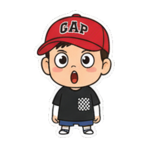 男孩拿着叉勺准备吃饭 Chibi Boy Expressive Stickers sticker for expressive chats and social replies.